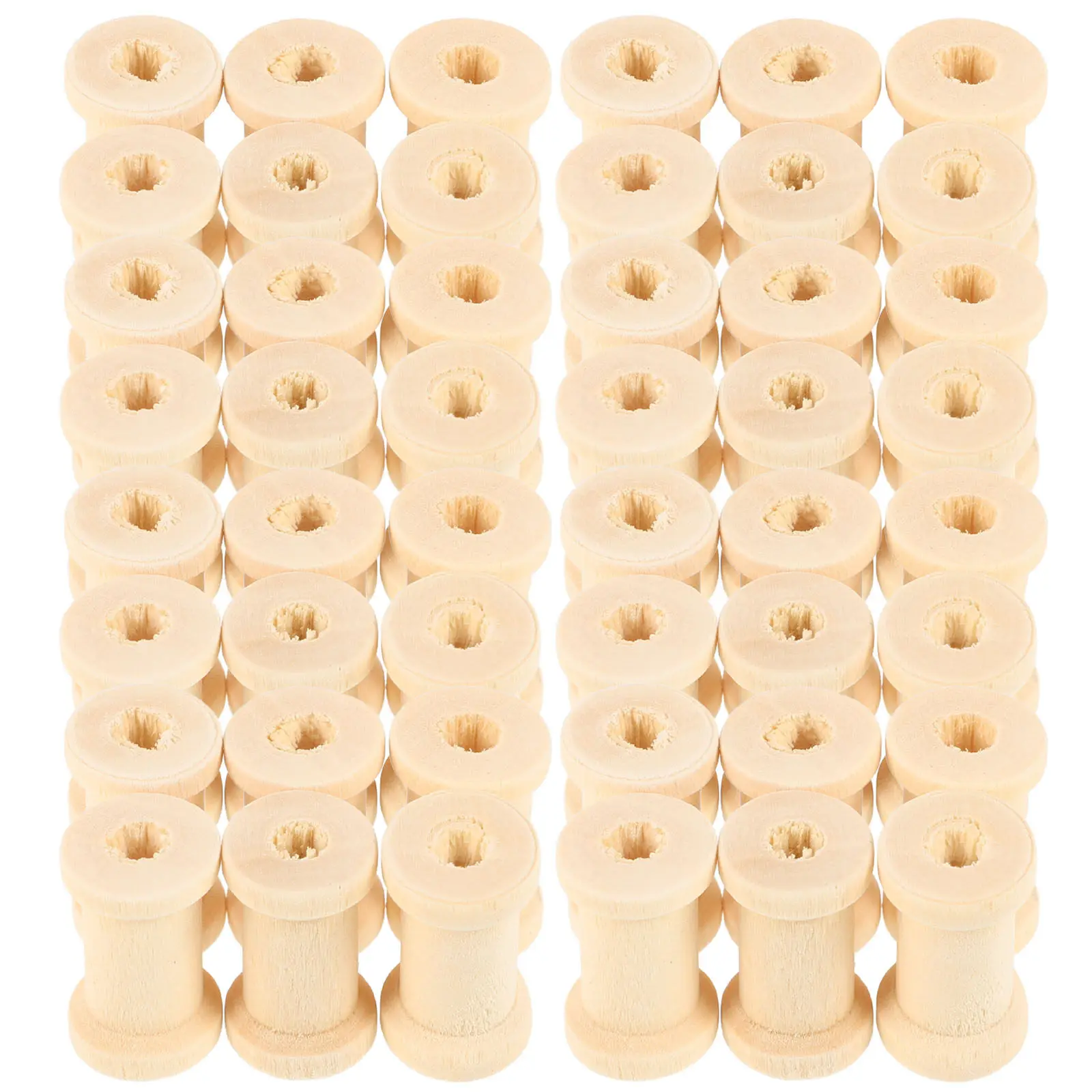 100Pcs Wooden Spools Yarn Holder for Sewing Embroidery Thread Spools Weaving Bobbins Craft DIY Projects Desktop Organizer
100Pcs Wooden Spools Yarn Holder for Sewing Embroidery Thread Spools Weaving Bobbins Craft DIY Projects Desktop Organizer