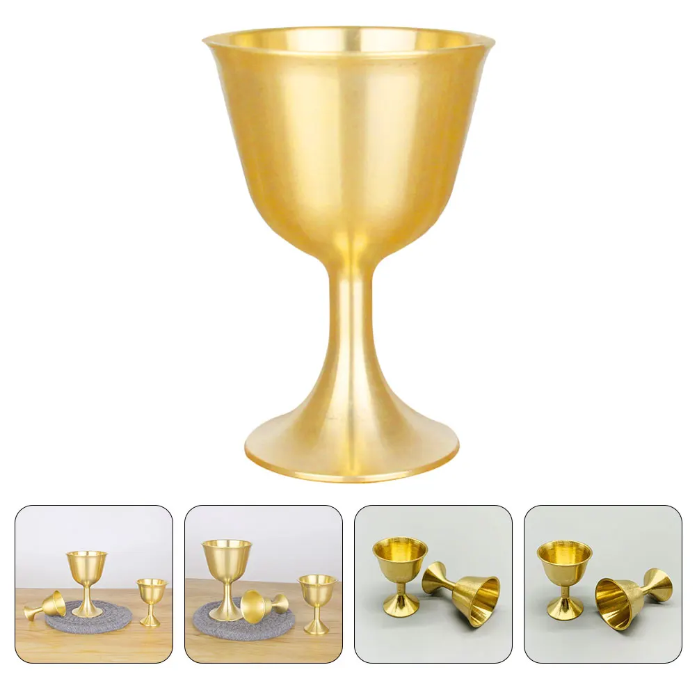 Brass Wealth for Desktop Cup Retro Cup Water Offering Retro Copper Table Decor Kitchen Bar Item
Brass Wealth for Desktop Cup Retro Cup Water Offering Retro Copper Table Decor Kitchen Bar Item