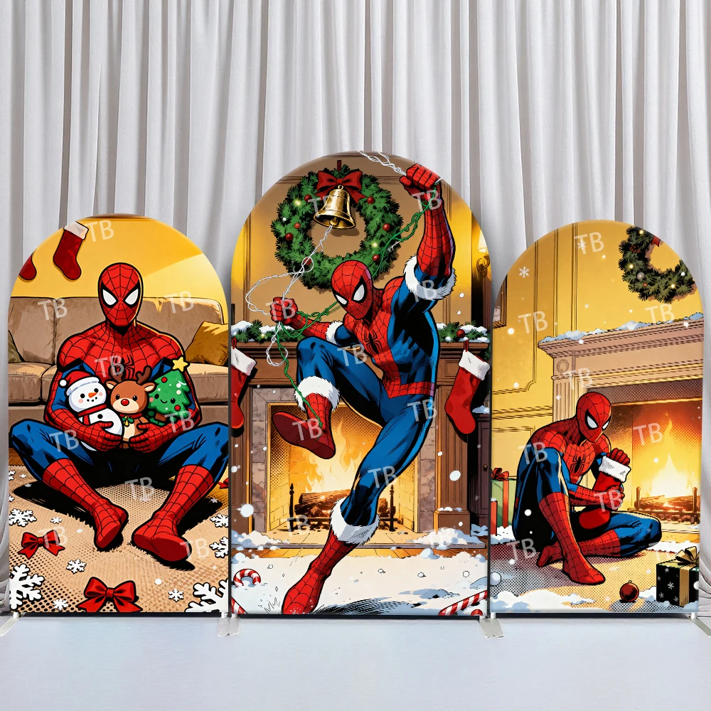 Marvel Spider-Man Arch Backdrop Cover Christmas Theme Comic Style Decor Dolls Party Photo Booth Props for Events Decorations
Marvel Spider-Man Arch Backdrop Cover Christmas Theme Comic Style Decor Dolls Party Photo Booth Props for Events Decorations