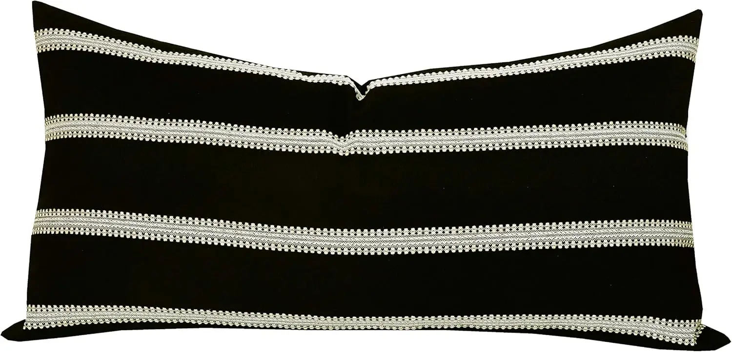 Cow Decorative Rectangular Throw Pillow Cover Striped Textured Lumbar Cushion Cover for Home Couch Sofa 12 x 24 Inches Black Mix
Cow Decorative Rectangular Throw Pillow Cover Striped Textured Lumbar Cushion Cover for Home Couch Sofa 12 x 24 Inches Black Mix