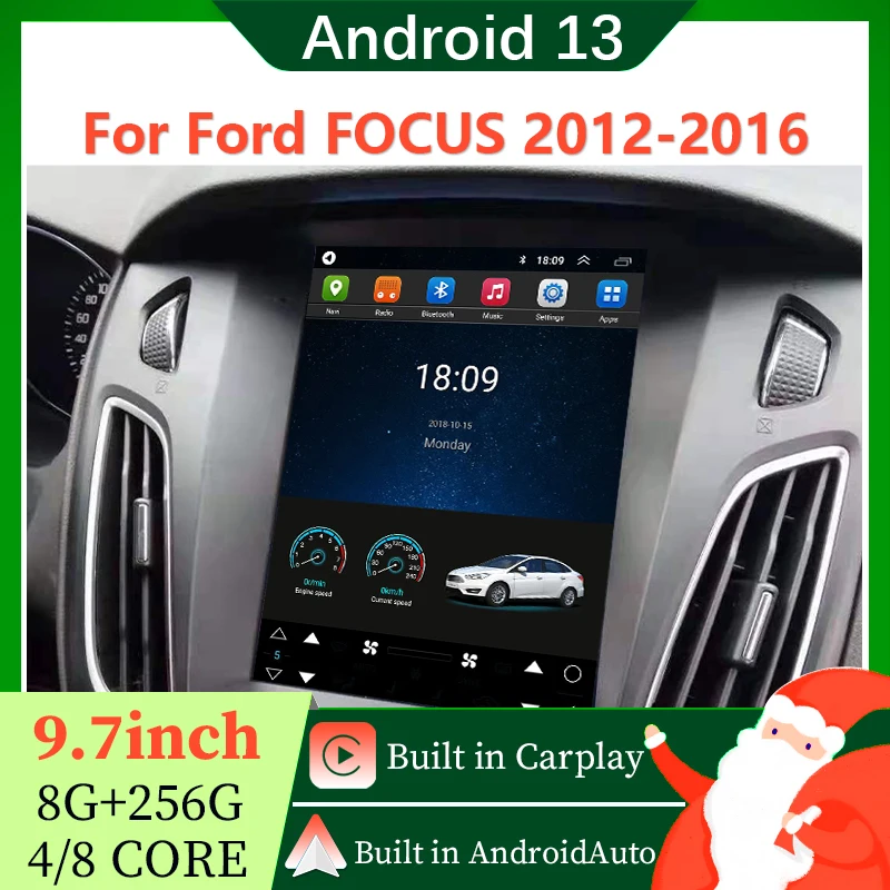 9.7-inch wireless carplay for Ford Focus 2012-2016 Tesla-style GPS navigation Stereo car playback Android Car media Player
9.7-inch wireless carplay for Ford Focus 2012-2016 Tesla-style GPS navigation Stereo car playback Android Car media Player