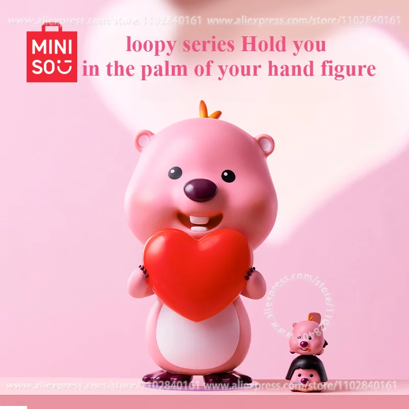 Фигурки MINISO Loopy Series удерживают вас в ладони, детская игрушка, подарок на день рождения, подарок на день Святого Валентина, орнамент
Фигурки MINISO Loopy Series удерживают вас в ладони, детская игрушка, подарок на день рождения, подарок на день Святого Валентина, орнамент