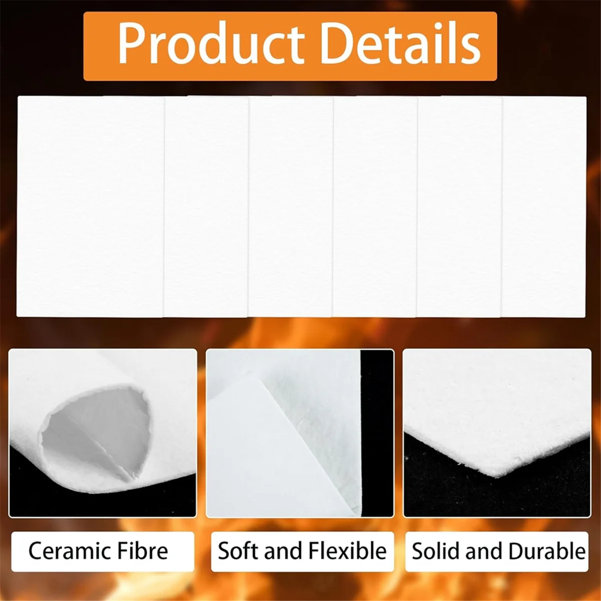 ABNJ 12 Pcs High Temperature Gasket Paper, Fireproof Insulation Sheet Heat Heat Ceramic Fiber Gasket Material
ABNJ 12 Pcs High Temperature Gasket Paper, Fireproof Insulation Sheet Heat Heat Ceramic Fiber Gasket Material