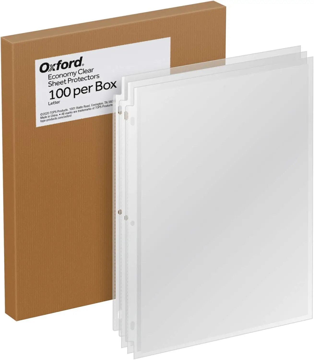 Heavy Duty Sheet Protectors, 100 Pack, Letter Size 8.5x11 for 3 Ring Binder, Top Loading, Reinforced Holes, Non-Stick, School
Heavy Duty Sheet Protectors, 100 Pack, Letter Size 8.5x11 for 3 Ring Binder, Top Loading, Reinforced Holes, Non-Stick, School