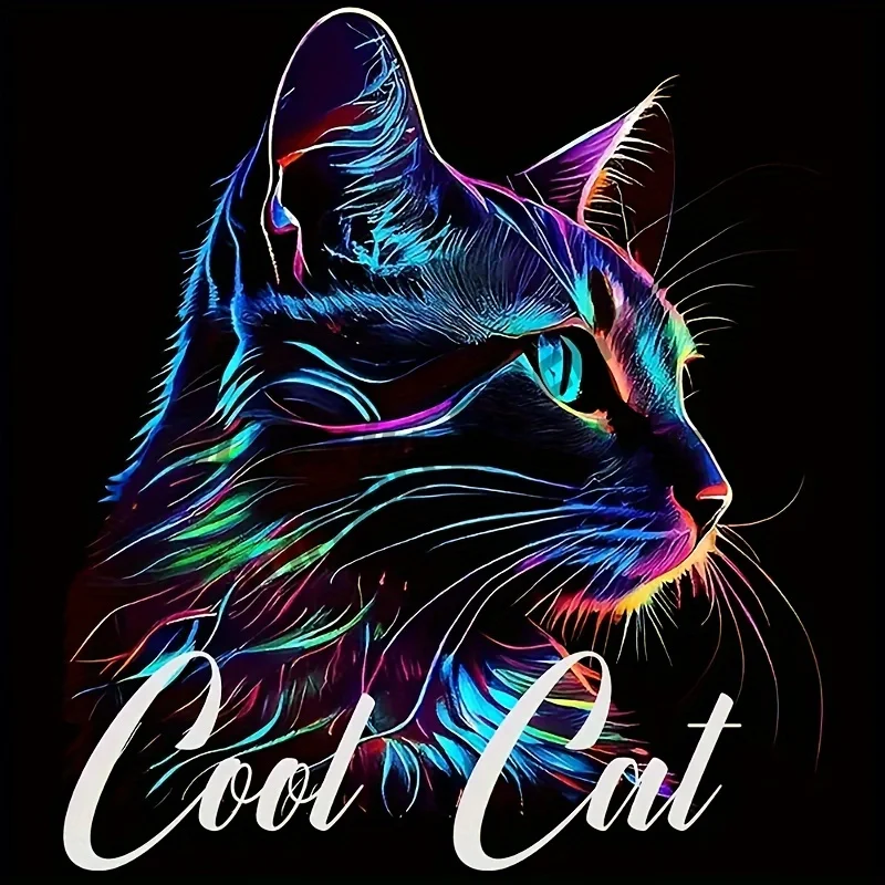 Cool Cat PVC Sticker with Colorful and Multi-Colored Design - Vinyl Car Sticker Set for Cars, Laptops, Durable and Waterproof
Cool Cat PVC Sticker with Colorful and Multi-Colored Design - Vinyl Car Sticker Set for Cars, Laptops, Durable and Waterproof