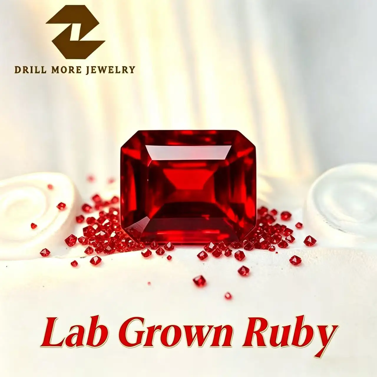 Rectangle Shape Lab Grown Ruby Emerald cut Stone Artificial Ruby Stone Loose Gemstone with AGL Certificate
Rectangle Shape Lab Grown Ruby Emerald cut Stone Artificial Ruby Stone Loose Gemstone with AGL Certificate