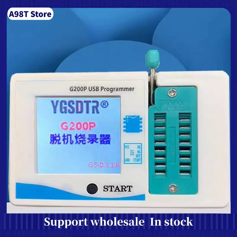 A98T G200P Offline Programmer Offline Download Line SPI FLASH EEPROM Burning 24-25 Bios Multifunction Burner
A98T G200P Offline Programmer Offline Download Line SPI FLASH EEPROM Burning 24-25 Bios Multifunction Burner