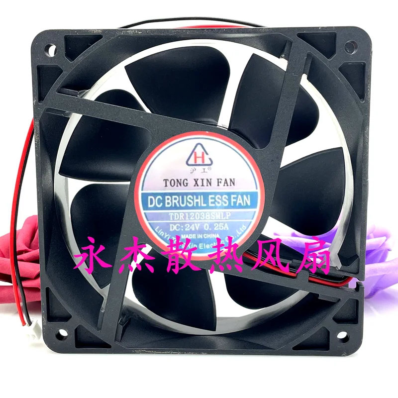TDR12038SMLP DC 24 В 0,25 А 120x120x38 мм 2-проводной охлаждающий вентилятор для сервера
TDR12038SMLP DC 24 В 0,25 А 120x120x38 мм 2-проводной охлаждающий вентилятор для сервера
