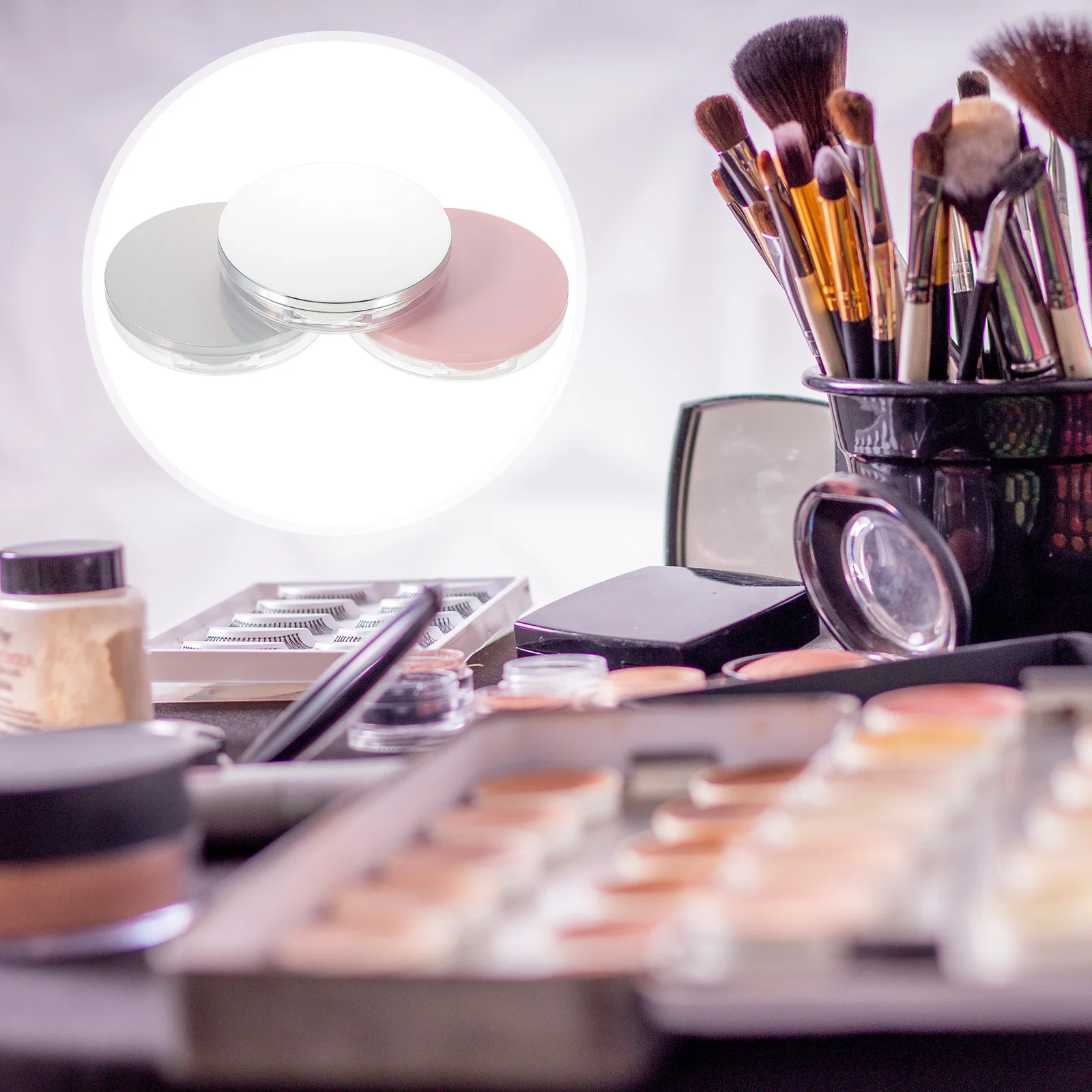 3Pcs Portable Powder Puff Storage Box Stylish Loose Powder Container for Vanity Table Top Decoration Gift
3Pcs Portable Powder Puff Storage Box Stylish Loose Powder Container for Vanity Table Top Decoration Gift