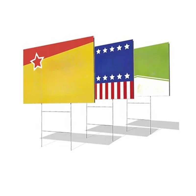 H-pile yard sign supplier for construction site Matte printed waterproof movable board
H-pile yard sign supplier for construction site Matte printed waterproof movable board