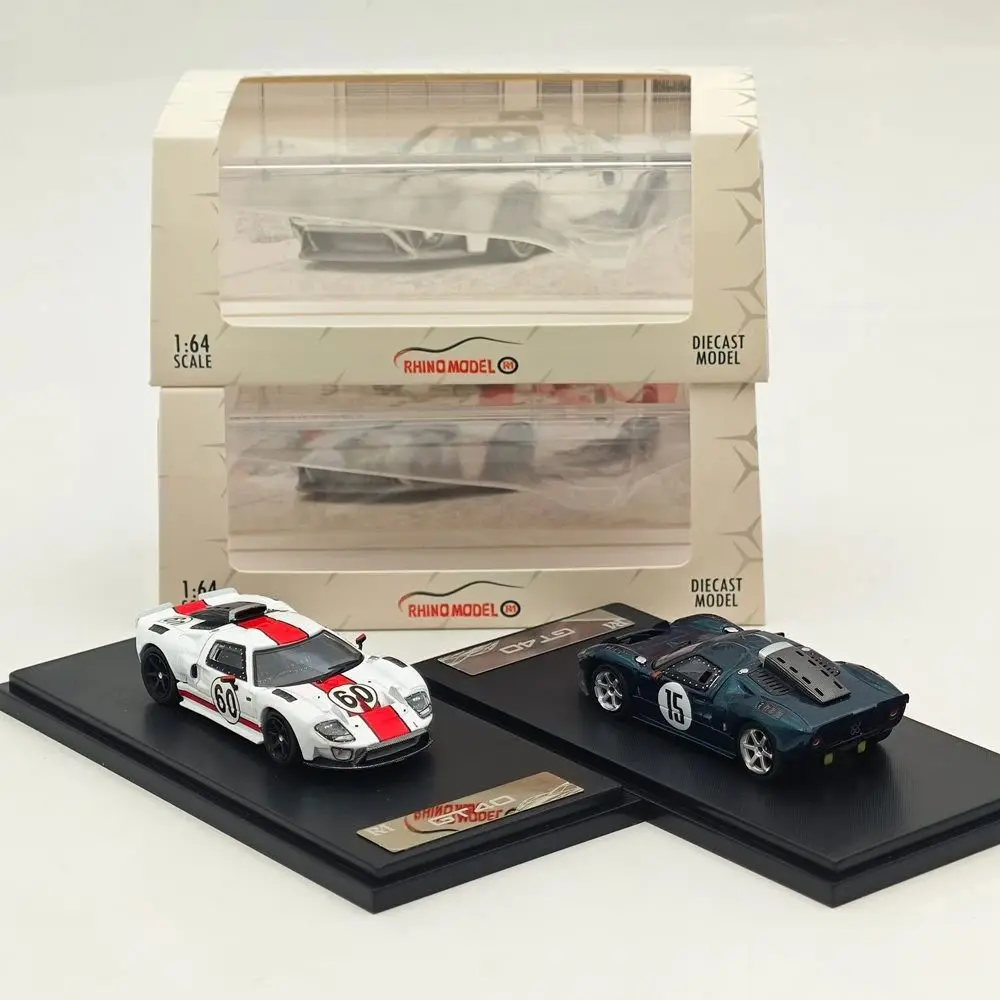 Rhino Model 1:64 For GT40 #60 #15 Magnetic Hood Limited Edition Diecast Model Car Miniature Collection Toy Vehicle Models
Rhino Model 1:64 For GT40 #60 #15 Magnetic Hood Limited Edition Diecast Model Car Miniature Collection Toy Vehicle Models