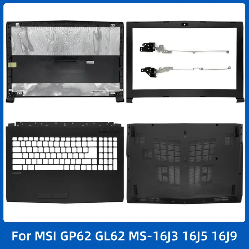 Новый чехол для ноутбука MSI GP62 GL62 MS-16J3 16J5 16J9, задняя крышка ЖК-дисплея, передняя панель, упор для рук, верхняя нижняя крышка шарнира корпуса
Новый чехол для ноутбука MSI GP62 GL62 MS-16J3 16J5 16J9, задняя крышка ЖК-дисплея, передняя панель, упор для рук, верхняя нижняя крышка шарнира корпуса