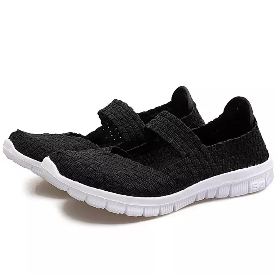 Women Casual Loafers Mom Shoes Women Flat Shoes Elastic Band Weave Shoes Women Comfort Flat Shoes Zapatos De Mujer
Women Casual Loafers Mom Shoes Women Flat Shoes Elastic Band Weave Shoes Women Comfort Flat Shoes Zapatos De Mujer