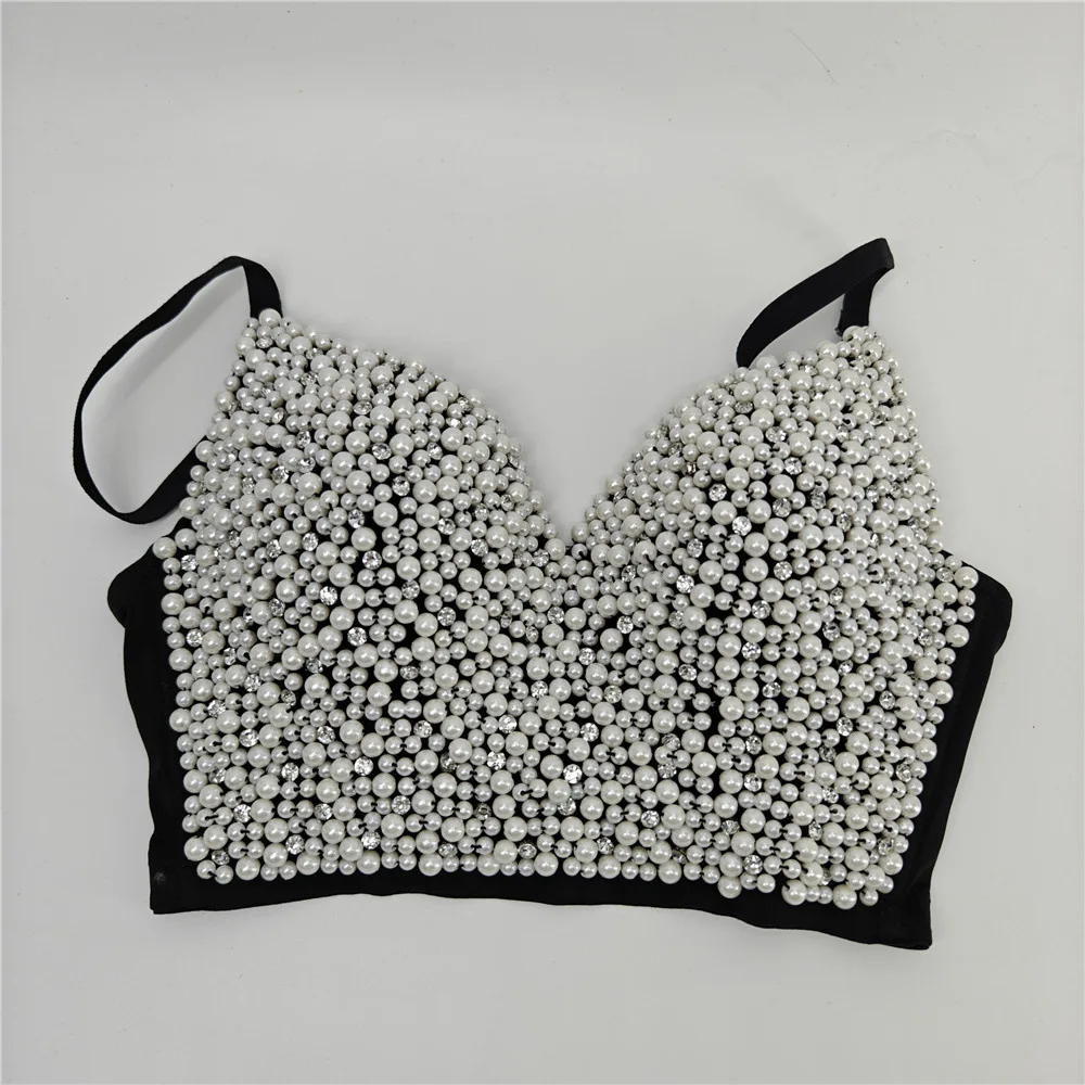 The New Belly Dance Costume Diamond Beads Shaping Body Wrapped Bust Bustier Suspenders Wear Sexy Navel Tops
The New Belly Dance Costume Diamond Beads Shaping Body Wrapped Bust Bustier Suspenders Wear Sexy Navel Tops