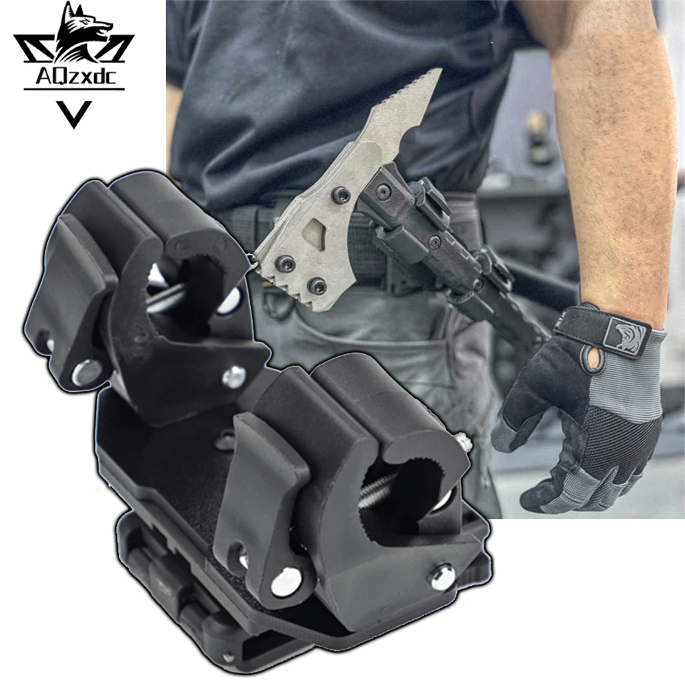 Tactical Quick-Release Stick Sheath Multi-Purpose Adjustable Molle Tools Clip CS Self-Defense Portable Emergency Survival Tool 
Tactical Quick-Release Stick Sheath Multi-Purpose Adjustable Molle Tools Clip CS Self-Defense Portable Emergency Survival Tool