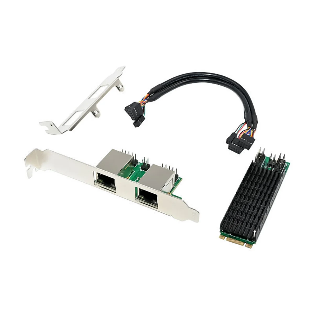 Гигабитная сетевая карта IYBBW-2.5G с двумя портами RJ45 Ethernet NIC M.2 B Key и M-ключ 2500 Мбит/с Чипсет RTL8125B
Гигабитная сетевая карта IYBBW-2.5G с двумя портами RJ45 Ethernet NIC M.2 B Key и M-ключ 2500 Мбит/с Чипсет RTL8125B