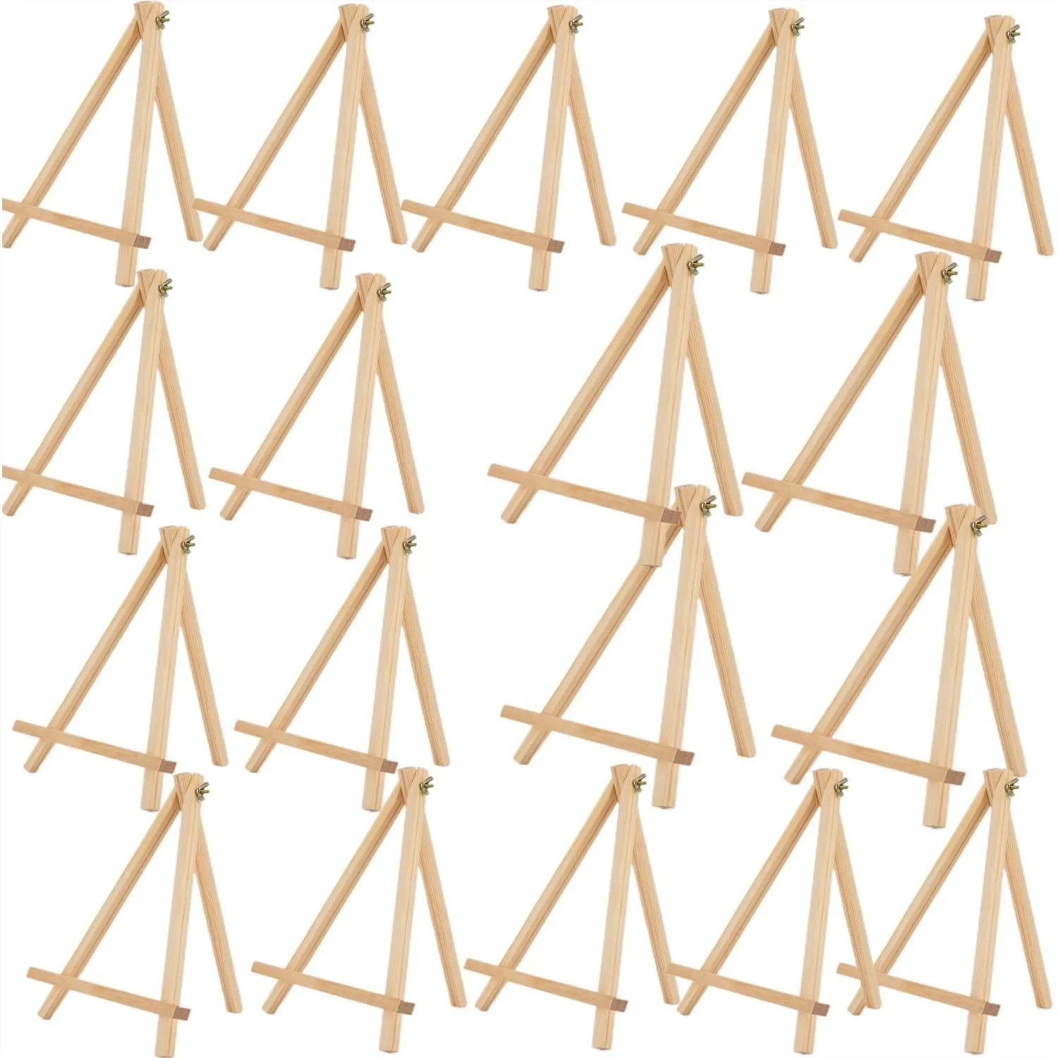 9.4" Natural Pine Wood Tripod Easel for Canvas Display, Adjustable Tabletop Holder Stand, Portable & Foldable for Art Painting
9.4" Natural Pine Wood Tripod Easel for Canvas Display, Adjustable Tabletop Holder Stand, Portable & Foldable for Art Painting