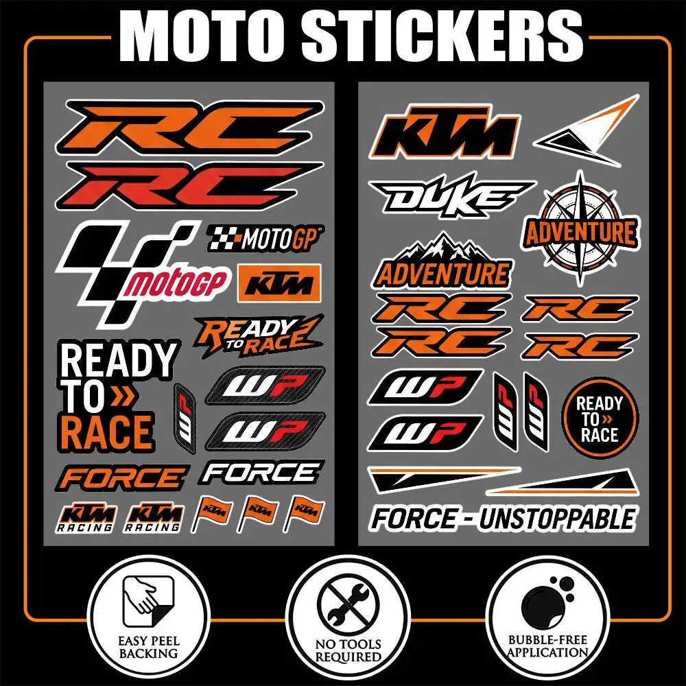 FOR KTM Multi Scene Waterproof Reflective Scratch Cover Stickers Fit Auto Motorcycle Helmet Refrigerator
FOR KTM Multi Scene Waterproof Reflective Scratch Cover Stickers Fit Auto Motorcycle Helmet Refrigerator