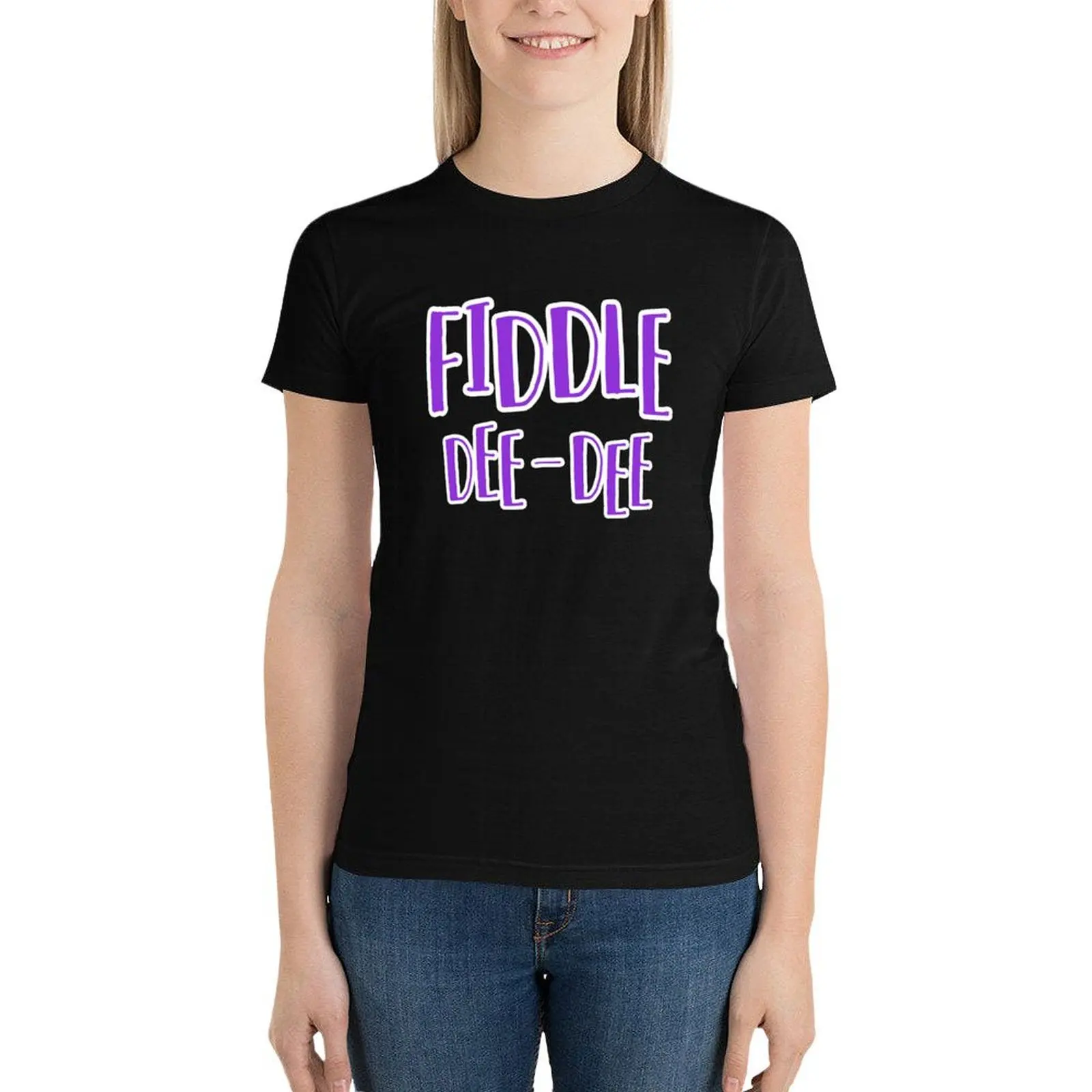 Fiddle-dee-dee T-Shirt cute tops lady clothes hippie clothes korean Women's clothes
Fiddle-dee-dee T-Shirt cute tops lady clothes hippie clothes korean Women's clothes