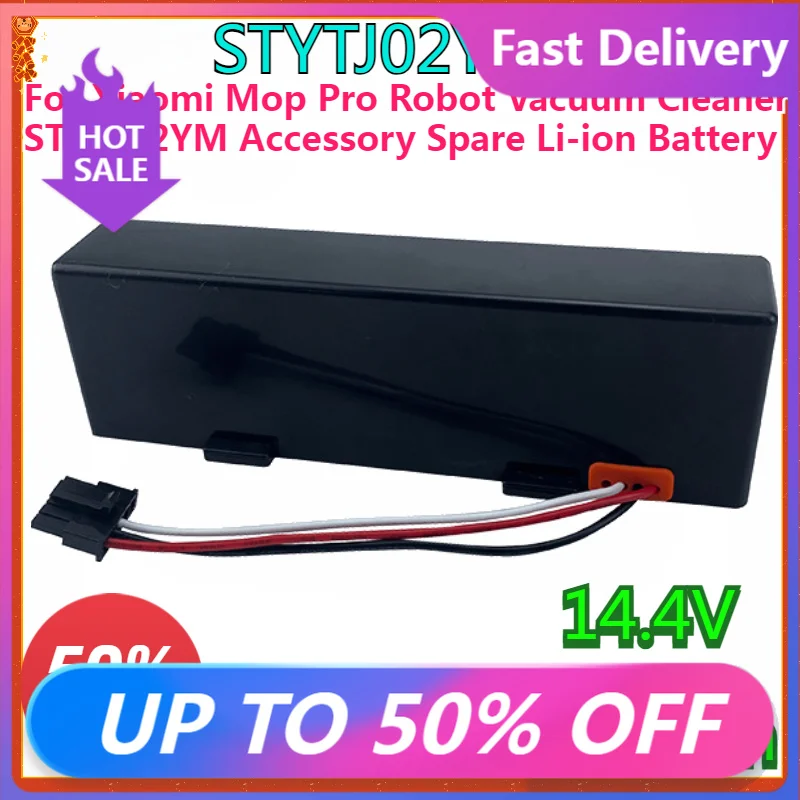 New 14.8V 2800mah Replacement Battery for Xiaomi Mop Pro Robot Vacuum Cleaner STYTJ02YM Accessory Spare Li-ion Battery for Yunmi
New 14.8V 2800mah Replacement Battery for Xiaomi Mop Pro Robot Vacuum Cleaner STYTJ02YM Accessory Spare Li-ion Battery for Yunmi