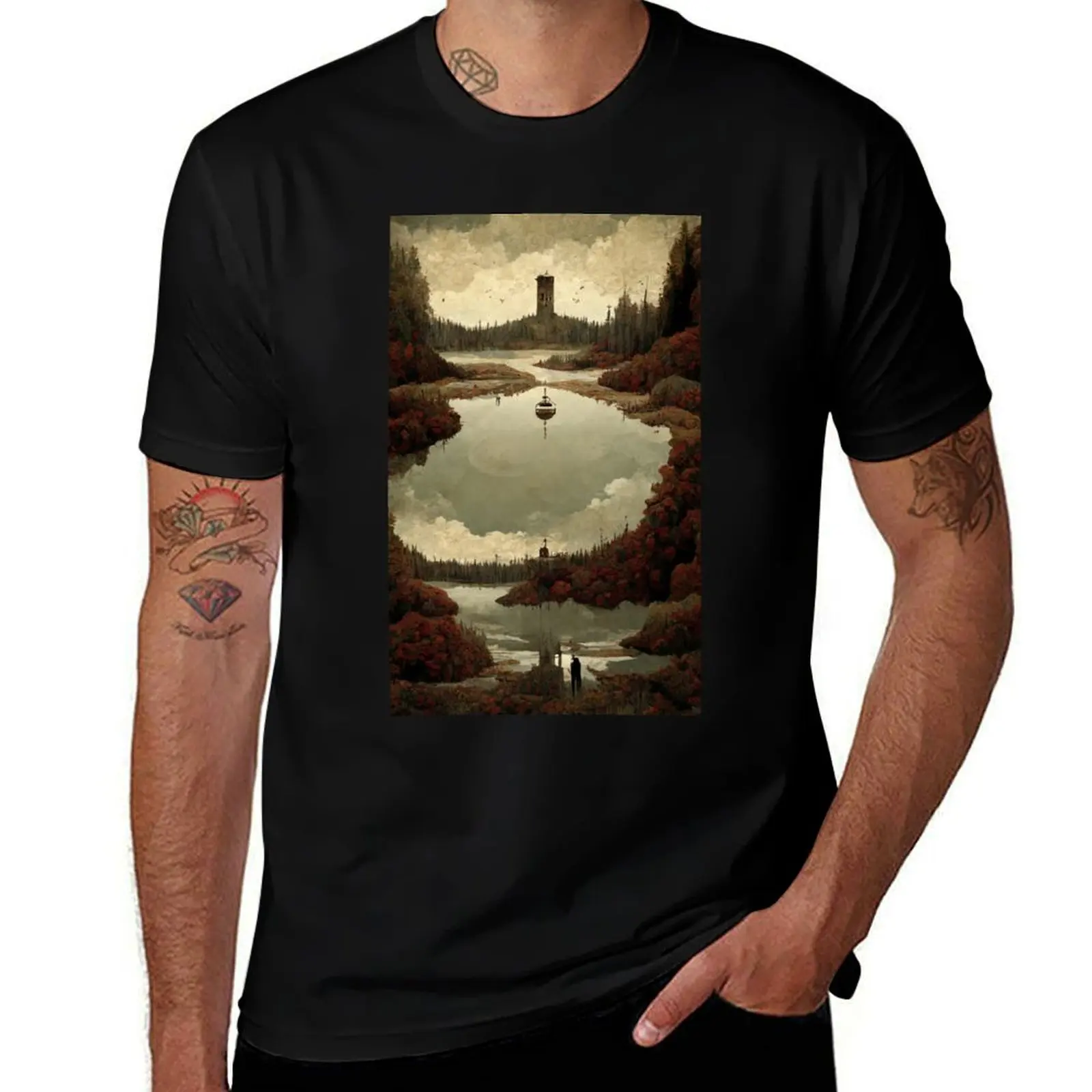 Футболка Rusty Lake, мужская футболка из 100% хлопка, роскошные брендовые футболки для мужчин, винтажные забавные футболки с графическим рисунком, мужская футболка
Футболка Rusty Lake, мужская футболка из 100% хлопка, роскошные брендовые футболки для мужчин, винтажные забавные футболки с графическим рисунком, мужская футболка