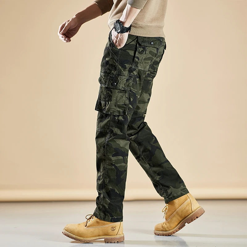 Pants Clothing Autumn Casual Fashion Elastic Waist Quality Pants Male Slim Cargo Pants Men Camouflage Men's Cotton Cargo Pants
Pants Clothing Autumn Casual Fashion Elastic Waist Quality Pants Male Slim Cargo Pants Men Camouflage Men's Cotton Cargo Pants