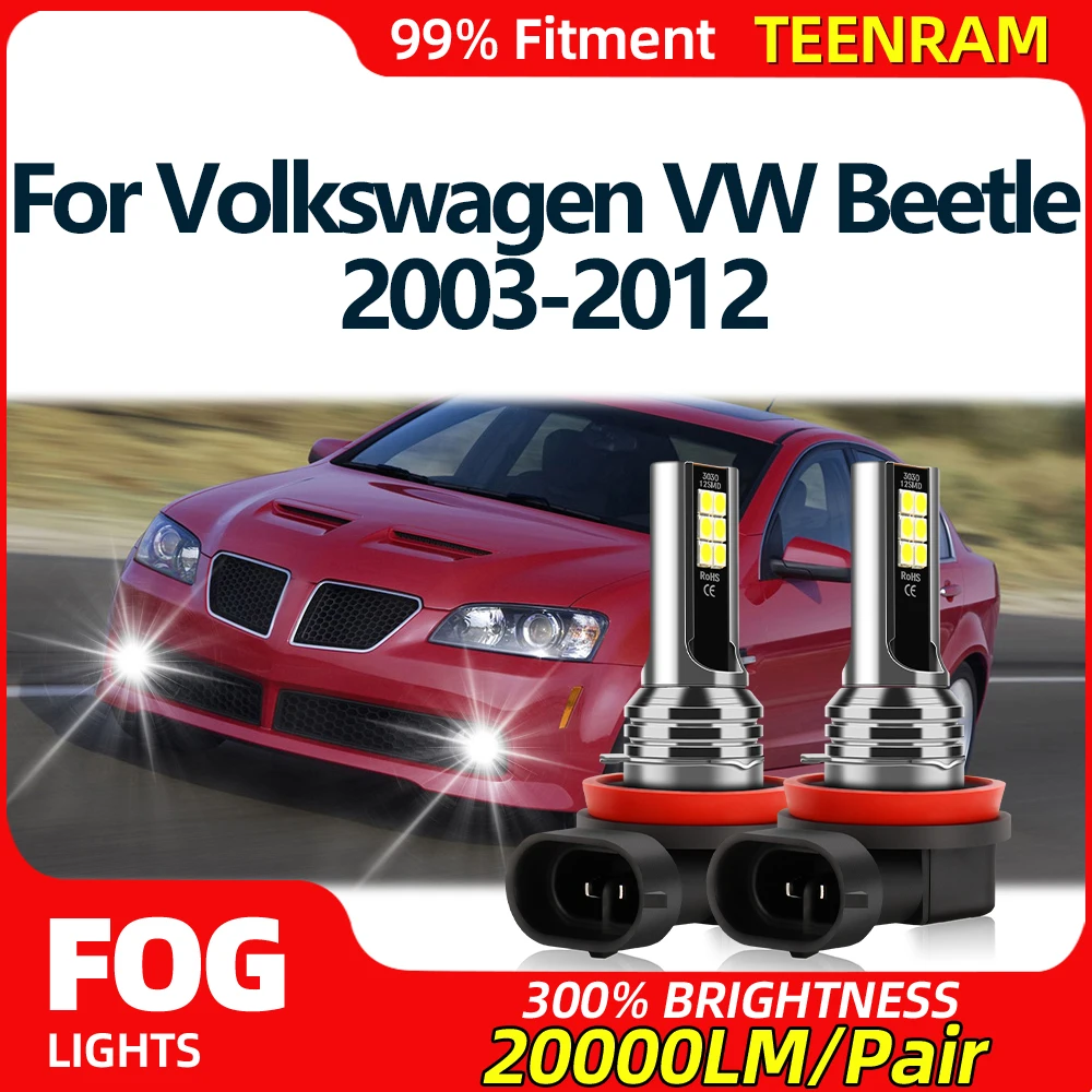 20000LM H8 H9 H11 LED Fog Light Bulb 120W Canbus Car Fog Lamp 12V For Volkswagen VW Beetle 2003-2007 2008 2009 2010 2011 2012
20000LM H8 H9 H11 LED Fog Light Bulb 120W Canbus Car Fog Lamp 12V For Volkswagen VW Beetle 2003-2007 2008 2009 2010 2011 2012