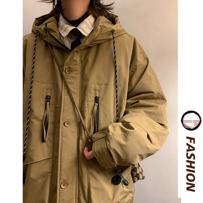 Thiened Men's Workwear down Jaet Winter Outdoor Cold-resistant Mountain Climbing Suit Couple's Clothing Du down Puffer ...
Thiened Men's Workwear down Jaet Winter Outdoor Cold-resistant Mountain Climbing Suit Couple's Clothing Du down Puffer ...