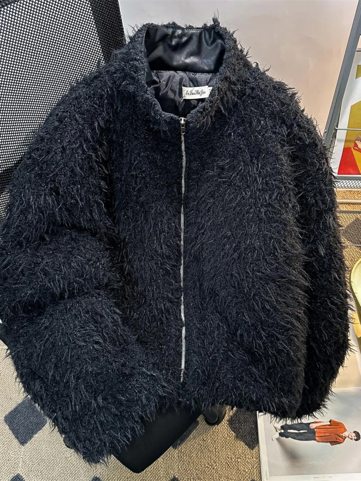 Men's Thiened Lamb Fur Cotton Jaet Autumn Winter Loose Couple Design Sense Fce Lined Cotton Coat Youth Trendy Long Sve
Men's Thiened Lamb Fur Cotton Jaet Autumn Winter Loose Couple Design Sense Fce Lined Cotton Coat Youth Trendy Long Sve