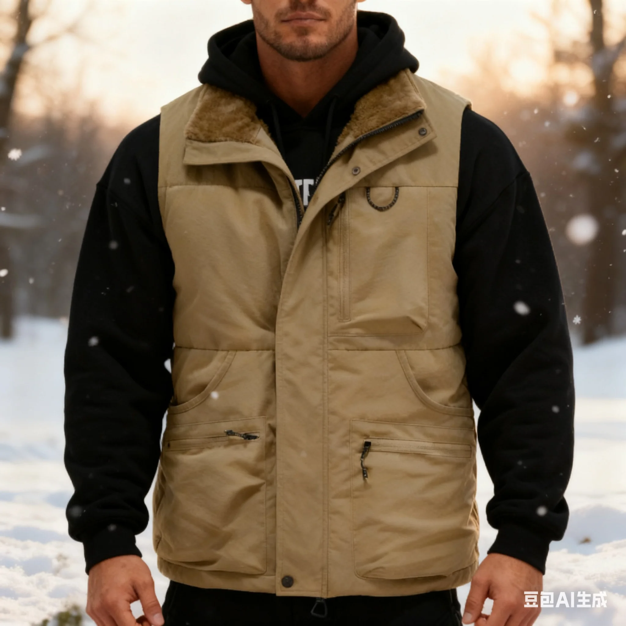 Outdoor Sports Leisure Fitness Running Plush Breathable Trendy Vest High-quality Fashionable Windproof Men's Warm Leather Vest
Outdoor Sports Leisure Fitness Running Plush Breathable Trendy Vest High-quality Fashionable Windproof Men's Warm Leather Vest