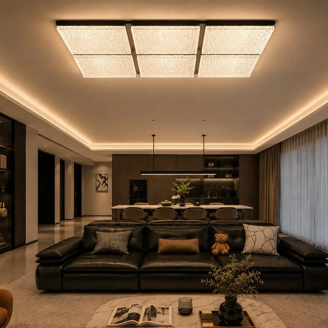 Italian Wave Luxury Ceiling Lamp for Living Room, 2026 New Model, High-end Main Light.
Italian Wave Luxury Ceiling Lamp for Living Room, 2026 New Model, High-end Main Light.