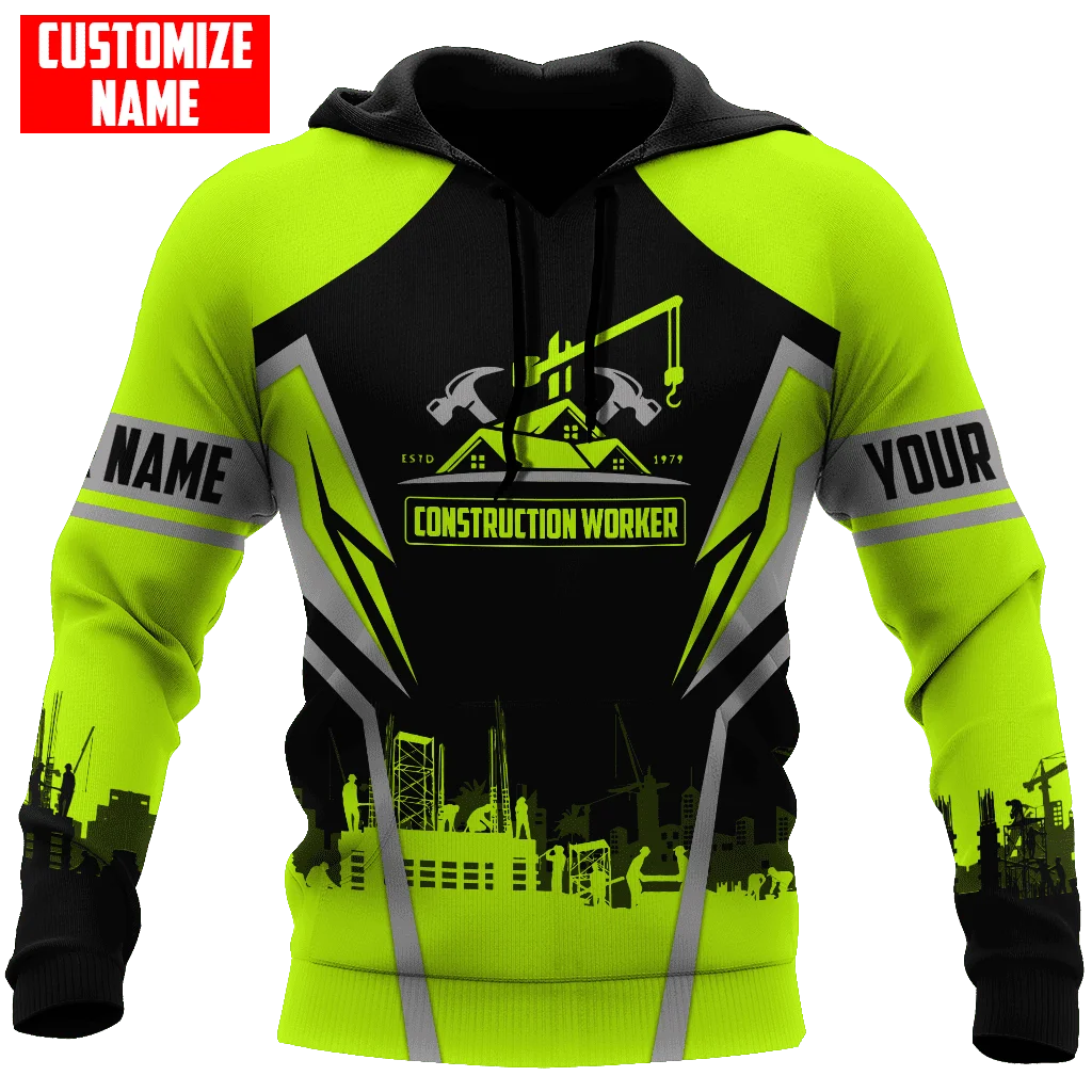 Construction Worker Green Site Custom name 3D Print Unisex Hoodie Men Sweatshirt Streetwear Zip Pullover Casual Jacket Tracksuit
Construction Worker Green Site Custom name 3D Print Unisex Hoodie Men Sweatshirt Streetwear Zip Pullover Casual Jacket Tracksuit