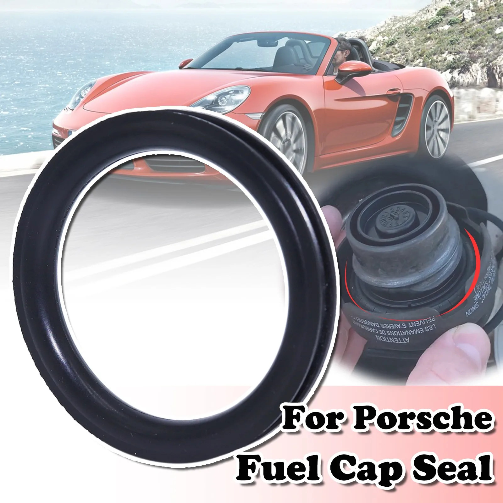 Gas Cap Replacement Seal For Porsche 718 Boxster Cayman Fuel Tank Filler Neck Repair V Shape O-ring Rubber Gasket Washer 55x5mm
Gas Cap Replacement Seal For Porsche 718 Boxster Cayman Fuel Tank Filler Neck Repair V Shape O-ring Rubber Gasket Washer 55x5mm
