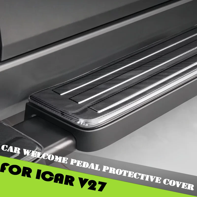 Car Welcome Pedal Protective Cover Suitable for Chery ICAR V27 2026 Modified Car Body Fixed Pedal Decorative Cover Accessories
Car Welcome Pedal Protective Cover Suitable for Chery ICAR V27 2026 Modified Car Body Fixed Pedal Decorative Cover Accessories
