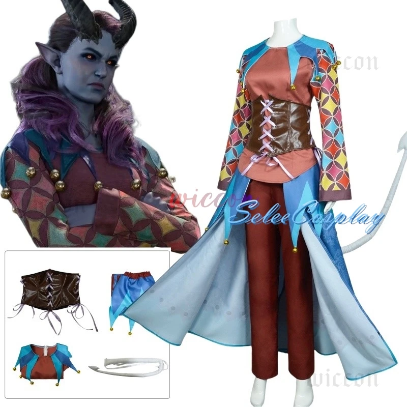 Alfira Cosplay Game Gate Costume Women Fantasia Combat Uniform With Tail ox horn Halloween Carnival Party Play Outfits for Woman
Alfira Cosplay Game Gate Costume Women Fantasia Combat Uniform With Tail ox horn Halloween Carnival Party Play Outfits for Woman