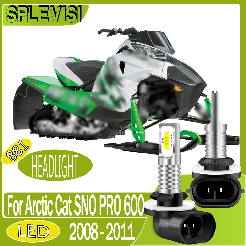 Energy-Saving Long-Lasting 60000 Hour Lifespan motorcycle Headlight LED Bulbs 881 For Arctic Cat SNO PRO 600 2008 2009 2010 2011 
Energy-Saving Long-Lasting 60000 Hour Lifespan motorcycle Headlight LED Bulbs 881 For Arctic Cat SNO PRO 600 2008 2009 2010 2011
