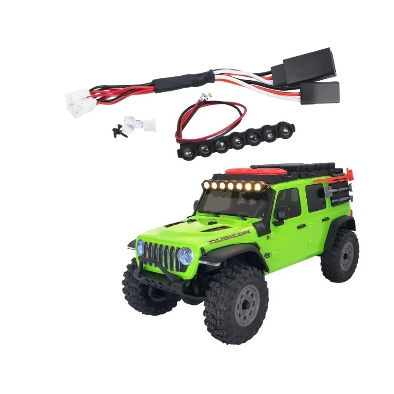 3D Printed KC Style Top Light Bar & Round LED Roof Light White & Warm Yellow DTSCX3037 for AXIAL 1/30 SCX30 Jeep Rock Crawler
3D Printed KC Style Top Light Bar & Round LED Roof Light White & Warm Yellow DTSCX3037 for AXIAL 1/30 SCX30 Jeep Rock Crawler