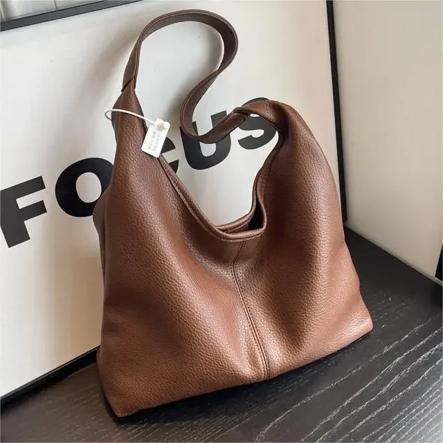 2025 Latest! Women's Retro Solid-Color Tote Bag - Large-Capacity High-Fashion | Hot Single-Shoulder Style | Office Commuting
2025 Latest! Women's Retro Solid-Color Tote Bag - Large-Capacity High-Fashion | Hot Single-Shoulder Style | Office Commuting