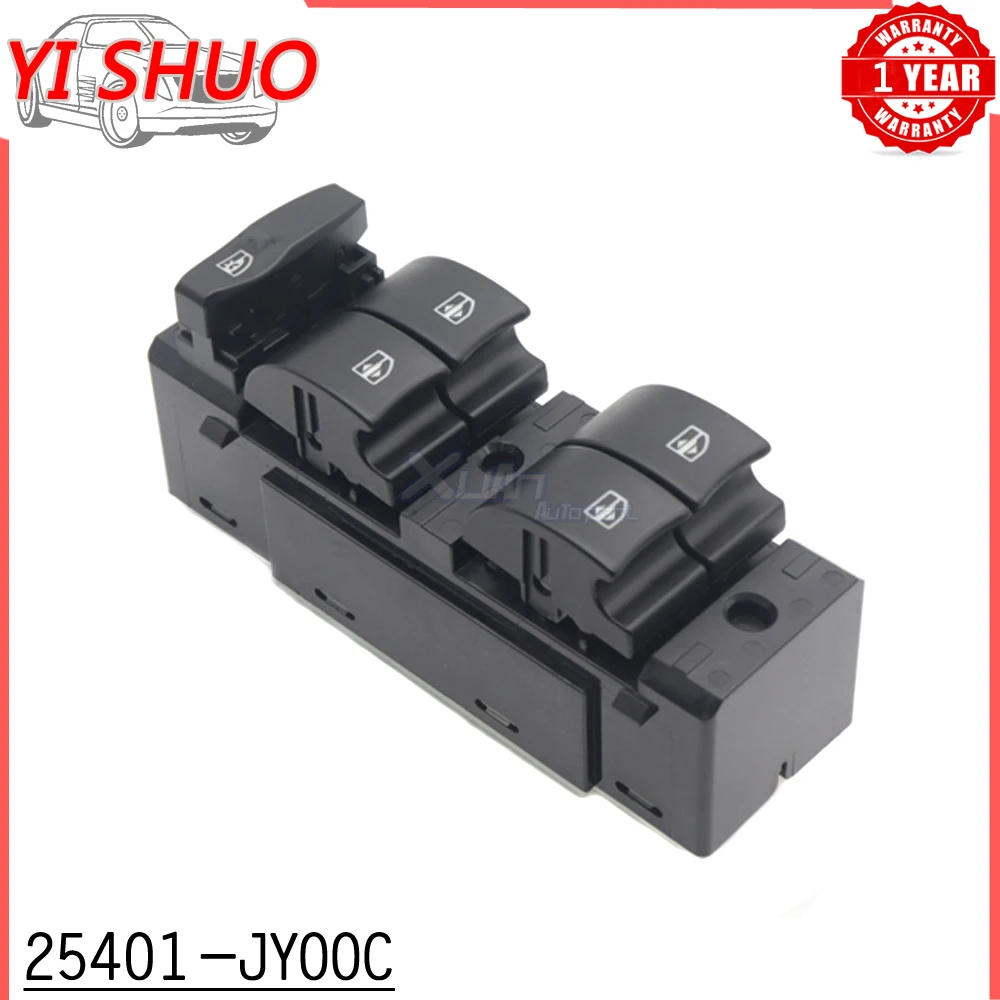 Black Driver Side Power Window Switch 25401-JY00C For Renault Koleos 2008-2016 25401JY00C 25401 JY00C
Black Driver Side Power Window Switch 25401-JY00C For Renault Koleos 2008-2016 25401JY00C 25401 JY00C