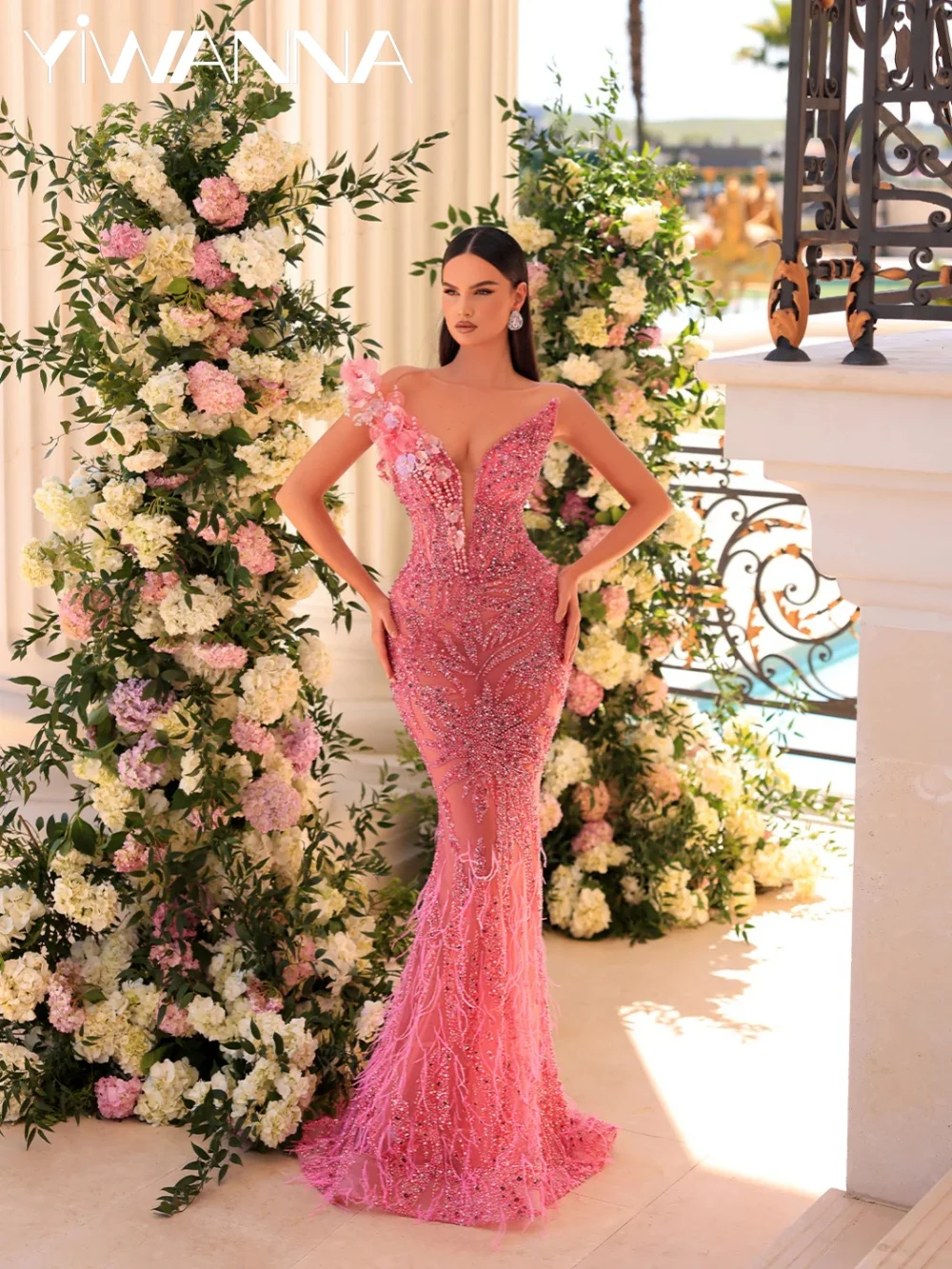 Увлекательное вечернее платье с вышивкой и перьями, гламурное платье русалки с 3D цветочным принтом для свадебной вечеринки, стильные платья для выпускного вечера по индивидуальному заказу
Увлекательное вечернее платье с вышивкой и перьями, гламурное платье русалки с 3D цветочным принтом для свадебной вечеринки, стильные платья для выпускного вечера по индивидуальному заказу