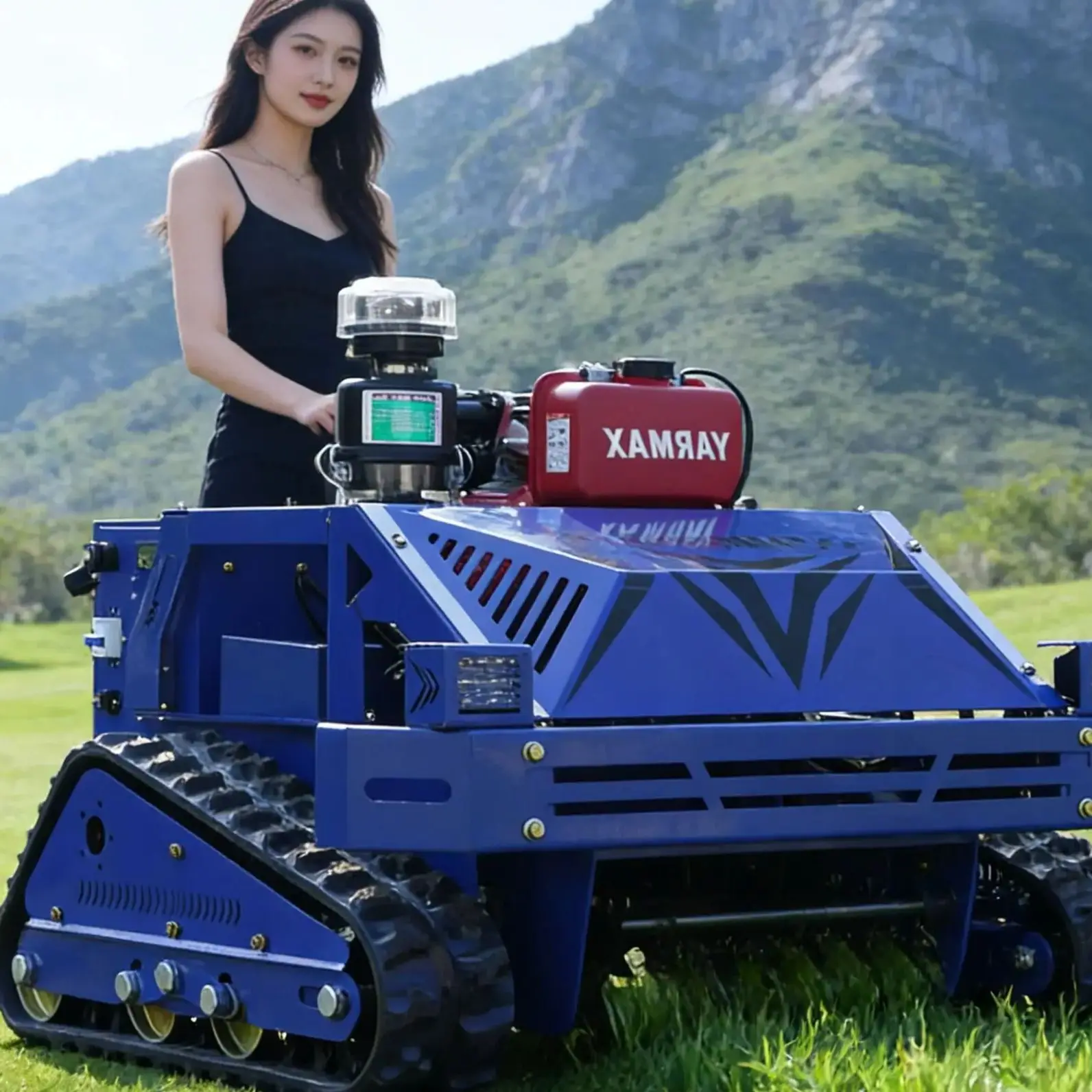 Customized Powerful 4-Stroke Single Cylinder Mower, Wireless Smart Remote Control, Self-Propelled, Customizable Colors.
Customized Powerful 4-Stroke Single Cylinder Mower, Wireless Smart Remote Control, Self-Propelled, Customizable Colors.