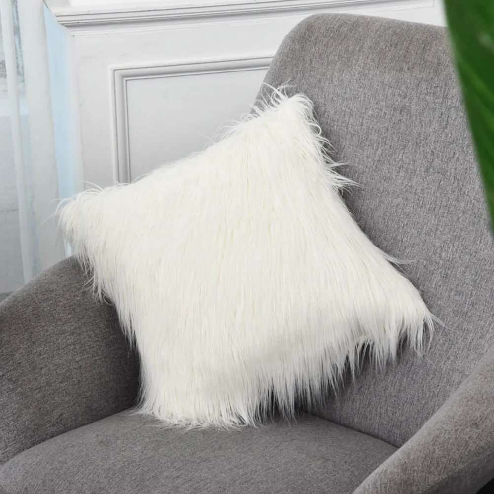 Wool Cushion Cover Pillowcase Fuzzy Throw Pillow Decorative Cushion Covers Rectangle Couch Home Gift
Wool Cushion Cover Pillowcase Fuzzy Throw Pillow Decorative Cushion Covers Rectangle Couch Home Gift