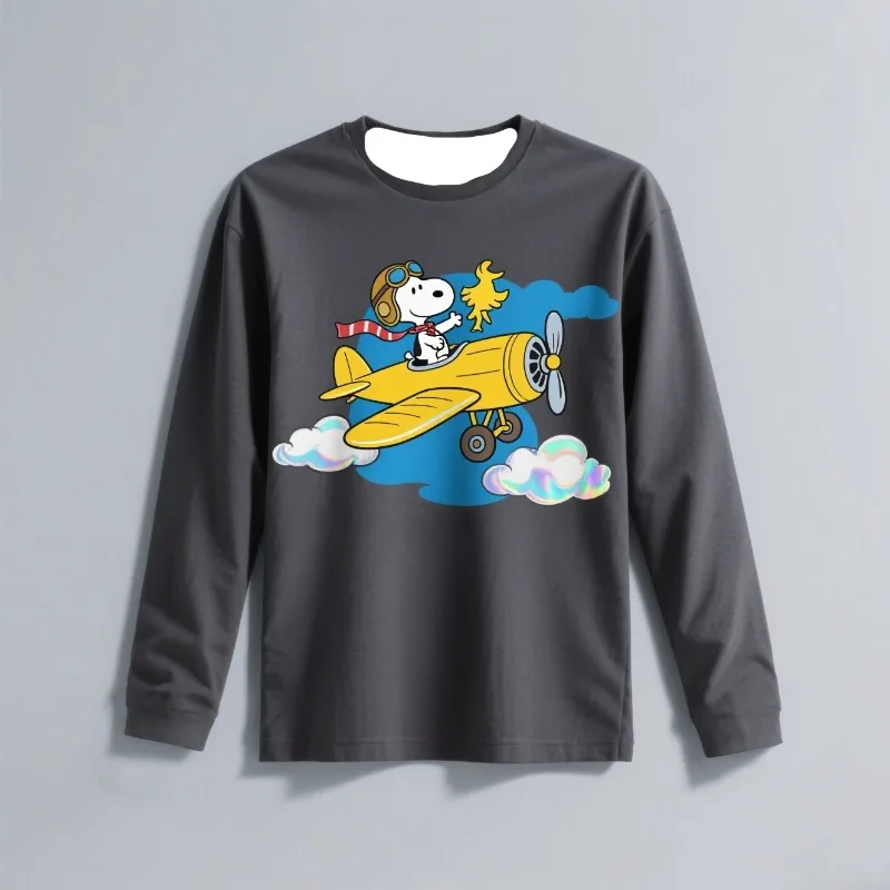 Самая продаваемая футболка MOTO-Adult с длинными рукавами и принтом Snoopy Flying Plane
Самая продаваемая футболка MOTO-Adult с длинными рукавами и принтом Snoopy Flying Plane