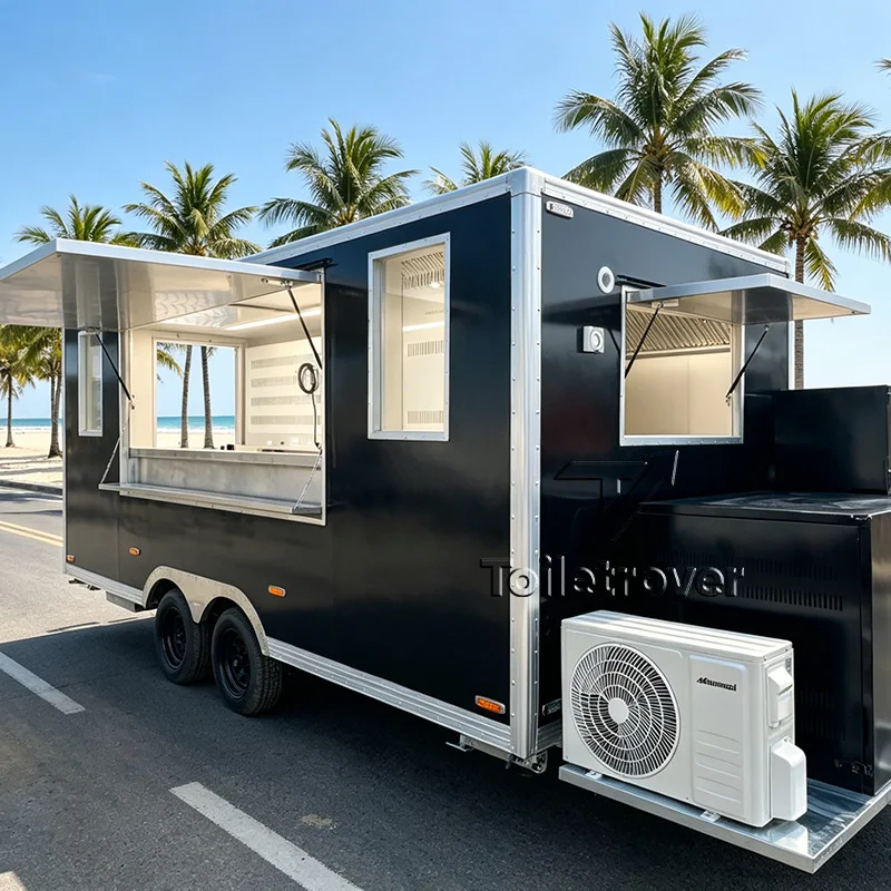 Fully Equipped Food Trailer Small Food Trailer Commercial Food Truck Mobile Food Truck Trailer for Outdoor Catering Events
Fully Equipped Food Trailer Small Food Trailer Commercial Food Truck Mobile Food Truck Trailer for Outdoor Catering Events