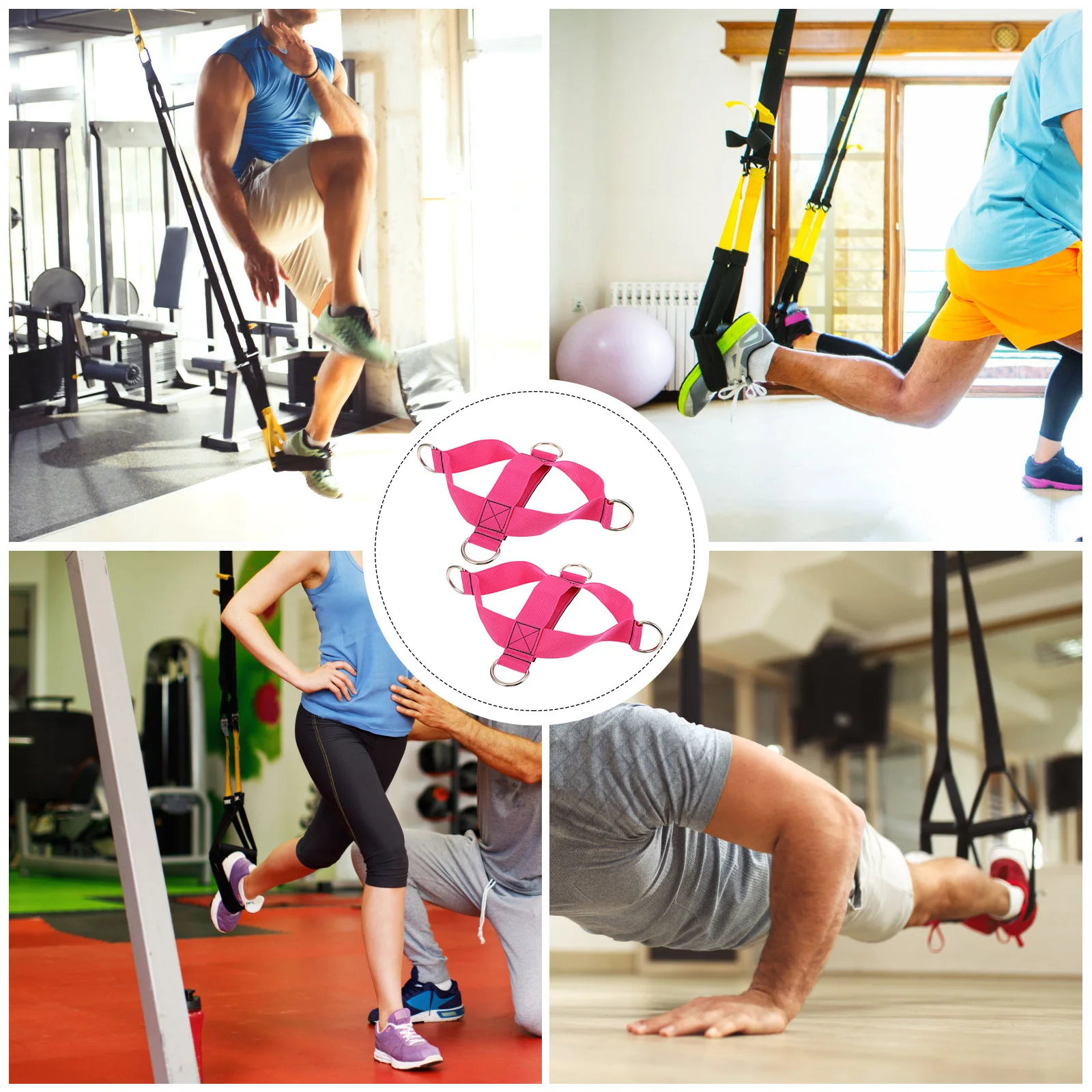 1Pair Durable Fitness Foot Cuffs Straps Elastic Adjustable Ankle Support for Gym Outdoor Home Training Equipment
1Pair Durable Fitness Foot Cuffs Straps Elastic Adjustable Ankle Support for Gym Outdoor Home Training Equipment