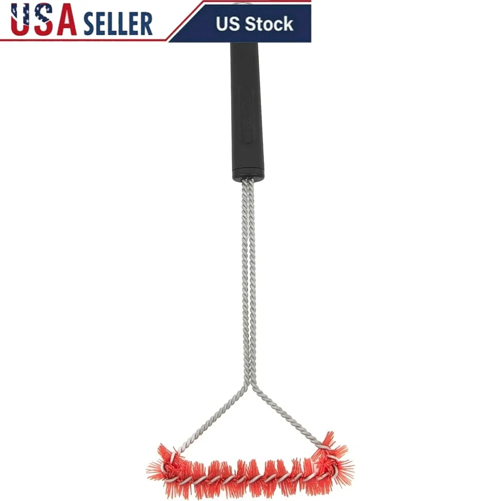 Нейлоновая спиральная щетка для гриля для барбекю, устойчивая к ржавчине щетина, удобная ручка, кольцо для хранения, расширенный чистящий инструмент, грили 
Нейлоновая спиральная щетка для гриля для барбекю, устойчивая к ржавчине щетина, удобная ручка, кольцо для хранения, расширенный чистящий инструмент, грили