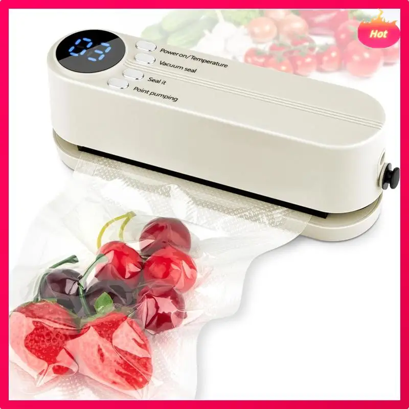Mini Vacuum Sealer Handheld Vacuum Sealer Forfood Portable Vacuum Sealer Fortravel Beige
Mini Vacuum Sealer Handheld Vacuum Sealer Forfood Portable Vacuum Sealer Fortravel Beige