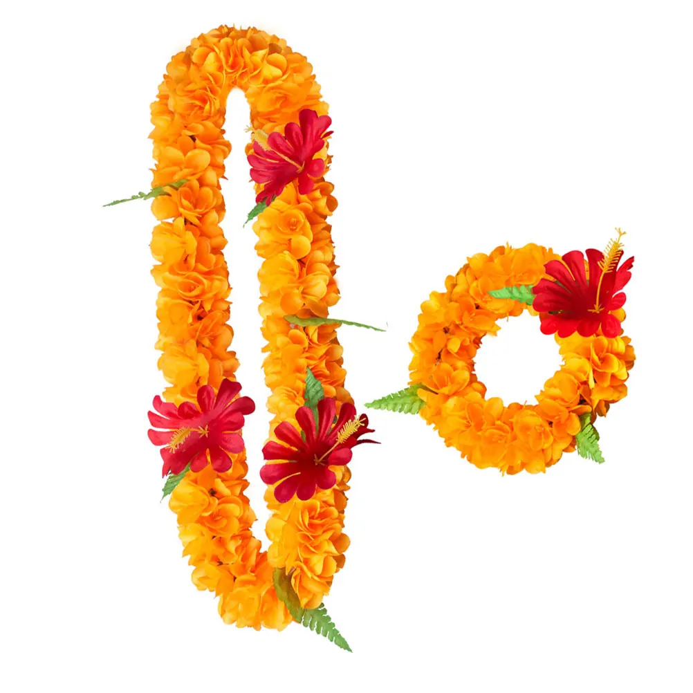 Tropical Simulation Wreath Set Head Band Headband Hawaiian Leis Travel Flower Garland
Tropical Simulation Wreath Set Head Band Headband Hawaiian Leis Travel Flower Garland