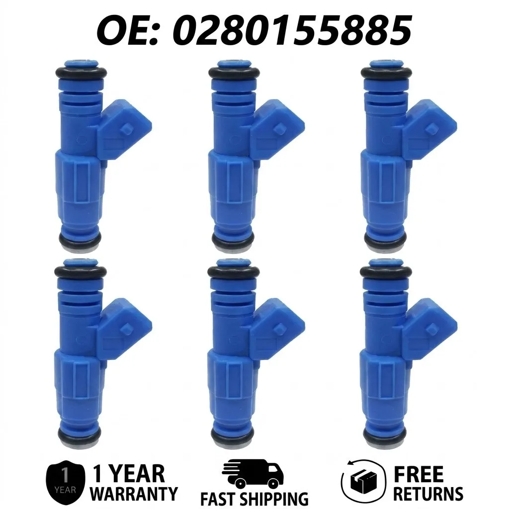 6pcs Fuel Injectors for Ford F-150 F-250 E-150 Econoline 4.9L 1987-1996, Replacement Set 0280150210 High Flow Nozzles
6pcs Fuel Injectors for Ford F-150 F-250 E-150 Econoline 4.9L 1987-1996, Replacement Set 0280150210 High Flow Nozzles