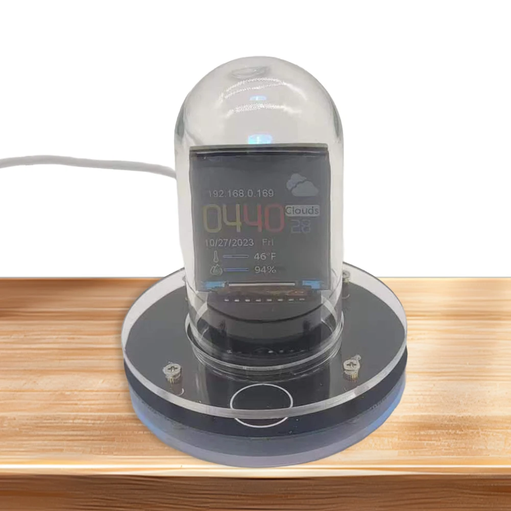 Умные часы с светящейся трубкой Wi-Fi, часы с светящейся трубкой, многофункциональные цифровые настольные украшения, отслеживатель ценей биткойнов для подарков другу
Умные часы с светящейся трубкой Wi-Fi, часы с светящейся трубкой, многофункциональные цифровые настольные украшения, отслеживатель ценей биткойнов для подарков другу